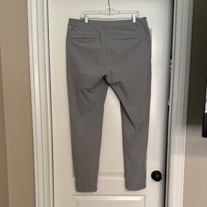 Lululemon Athletica Men's Gray Chinos ABC 5-Pocket Classic Fit 36/34